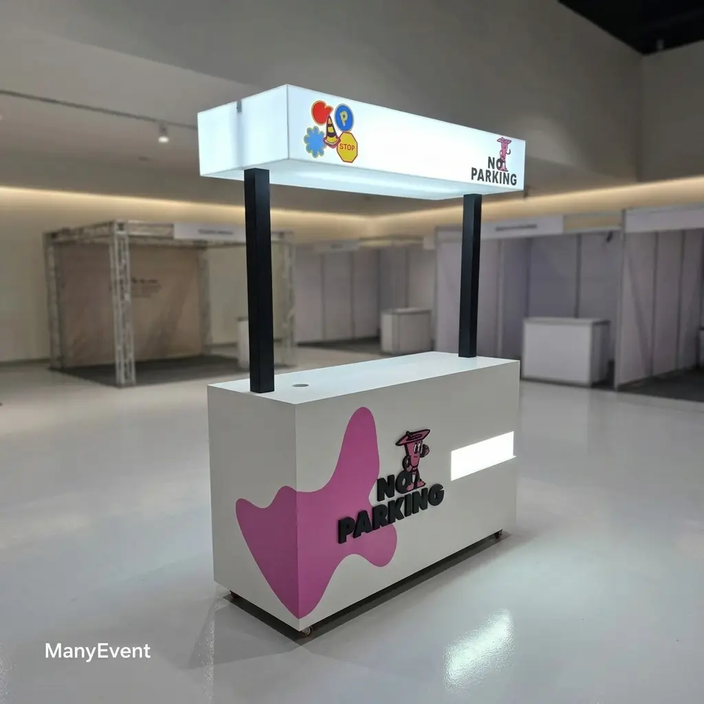 منصة عرض وترويج متنقلة - NO PARKING Kiosk